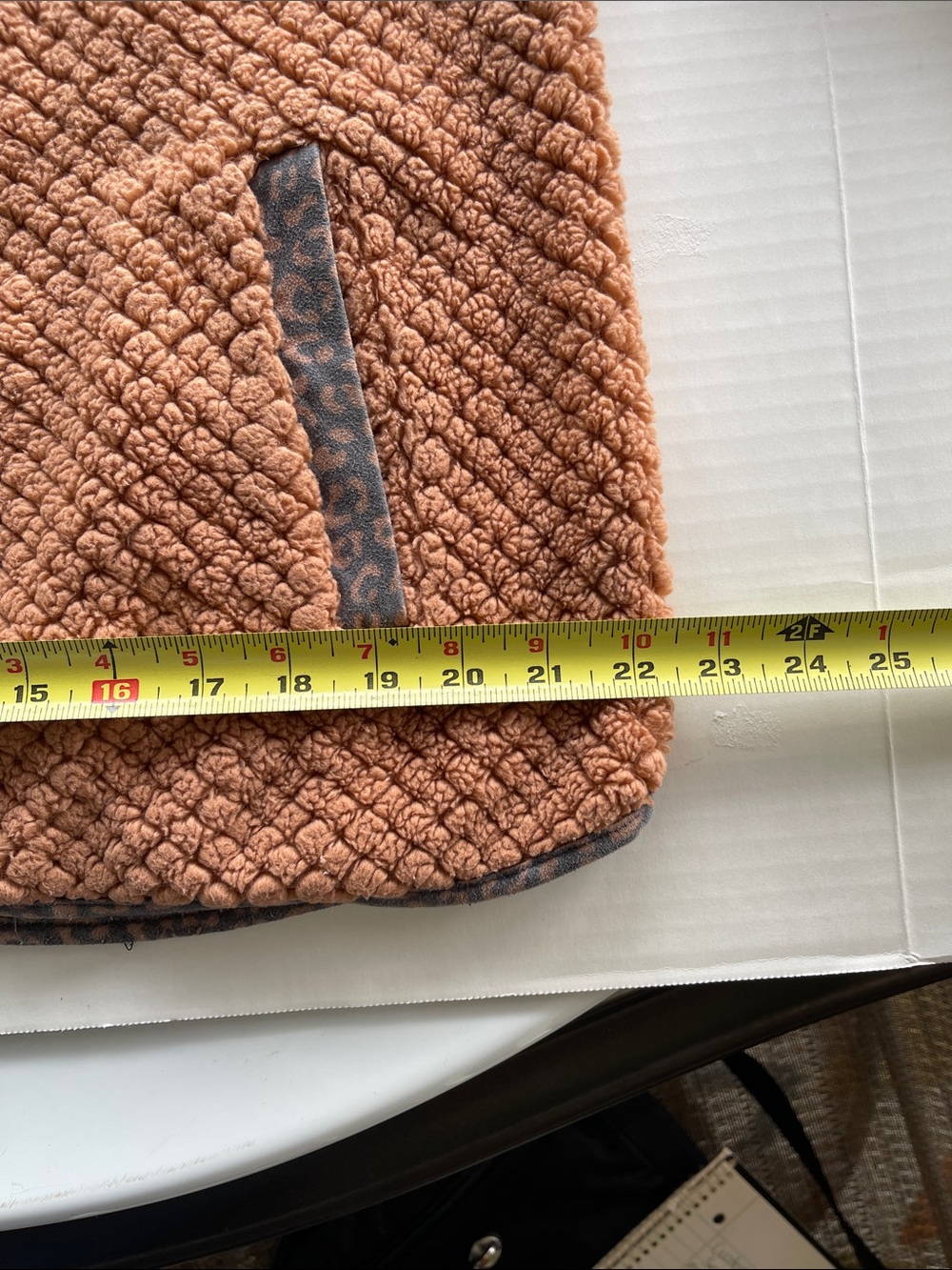 Simply Southern Rust Textured Zip Pullover - Picture 11 of 11